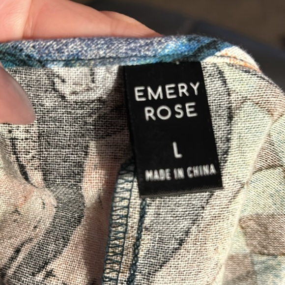 Emery rose colorful retro dress size large fall unique it girl swirl cotton - Picture 9 of 9